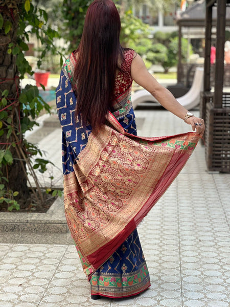 Reena Dwivedi In Banarsi Silk Saree. Available In 6 Colours