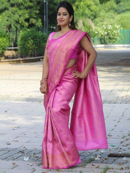 Megha Rathod In Kanjivaram Silk Designer Saree. Available In 5 Colours.