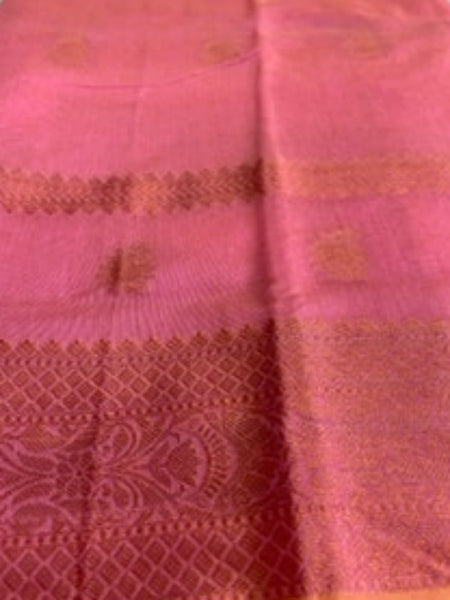 Shikha Choudhary In Yellow Chanderi Cotton Silk Saree With Copper Zari Work. Available In 6 Colours.
