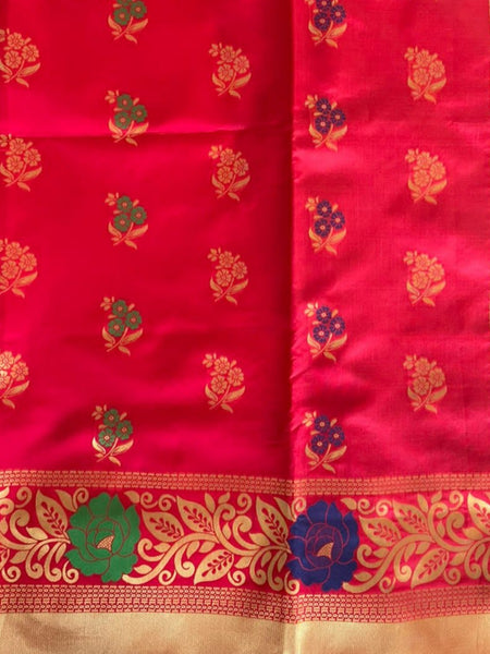 Ramya Pathak In Banarsi Silk Saree. Available In 6 Colours.