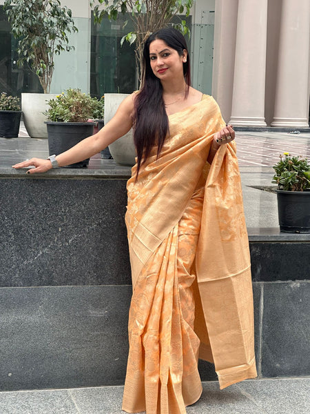 Reena Dwivedi In Designer Blended Linen Saree. Available In 6 Colours.