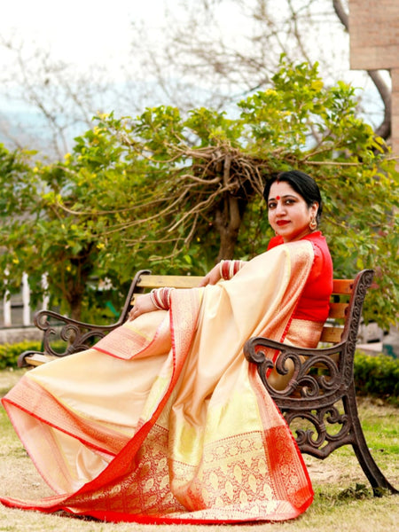Ramya Pathak In Banarsi Saree. Available In 4 Colours.